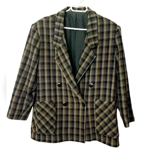 Vintage Sterling Stall  Sport 100% wool women’s blazer, size 14 - Picture 1 of 7